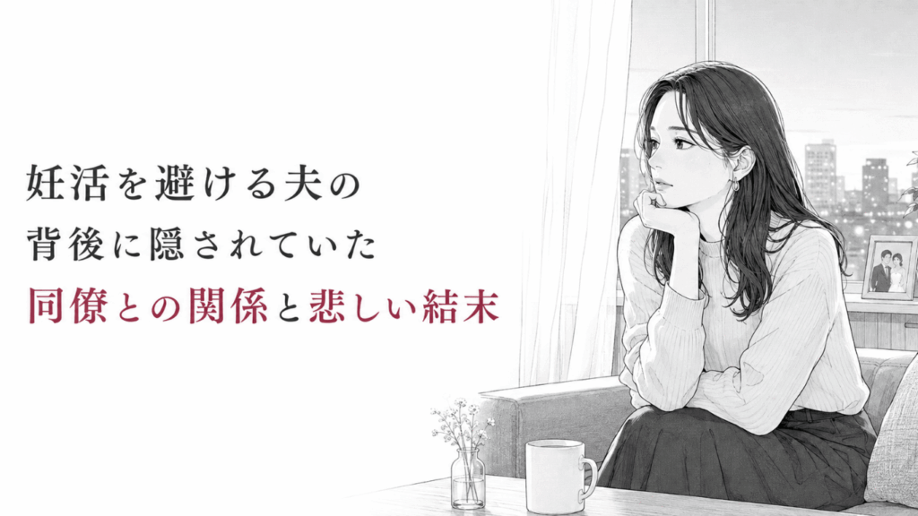 窓辺のソファで物思いに沈む女性が、夫の裏切りと離婚後の再出発を静かに見つめる場面