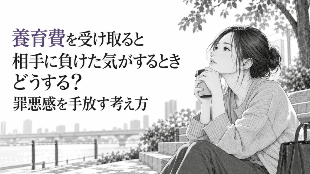 養育費を受け取ることで元配偶者に負けたように感じたり、罪悪感を抱いたりするときの心理を整理。養育費を親同士の勝ち負けではなく、子どもの生活を支える正当な権利として捉え直す考え方を解説します。