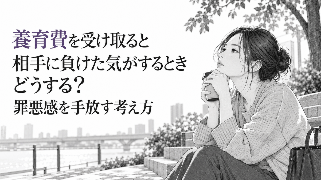 養育費を受け取ることで元配偶者に負けたように感じたり、罪悪感を抱いたりするときの心理を整理。養育費を親同士の勝ち負けではなく、子どもの生活を支える正当な権利として捉え直す考え方を解説します。
